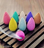 Lord Ganesha Smoke Backflow Cone Incense Holder decorative showpiece with 1 pack, 20 free scented cones