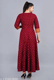 Women's rayon kurti with floral print