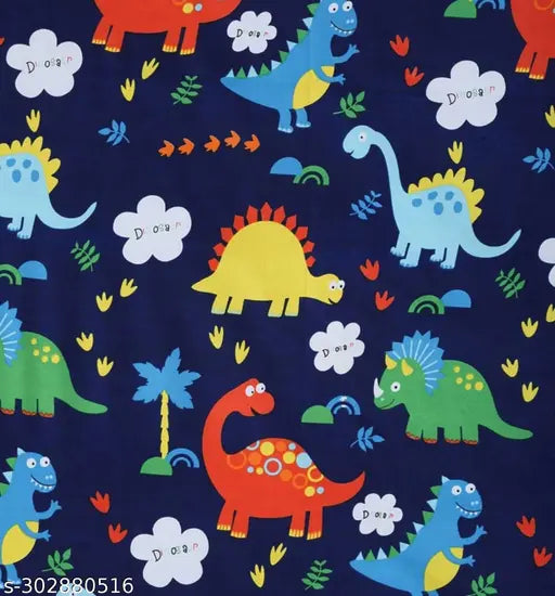 Glace cotton kids' summer single bedsheet, elastic fitted with cartoon pattern and one pillow cover for 6-inch mattresses in kids' rooms