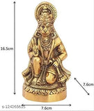 Metal idol of a deity, navyaksh metal, sitting on a base. 165cm x 7.8cm
