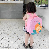 Pink nylon mermaid-patterned preschool bag, waterproof, durable, and adjustable for 2-4 year old girls