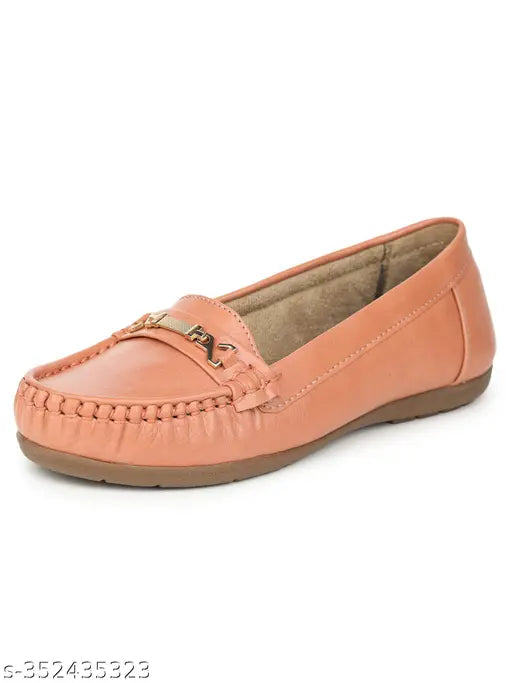 PU solid NONU G Loafer Belly for women and girls, comfortable footwear for daily wear or parties, made in India