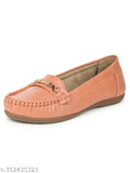 PU solid NONU G Loafer Belly for women and girls, comfortable footwear for daily wear or parties, made in India