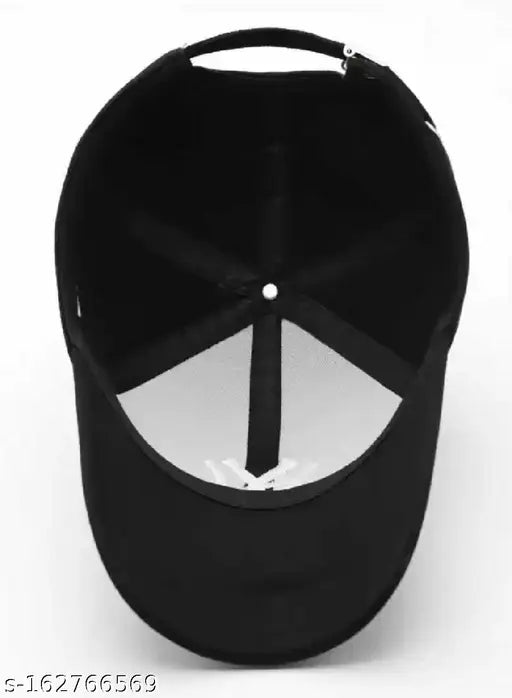 Cotton black baseball cap combo with silicon strap analog watch & black polarized lens sunglasses for men and boys - Accessible style essentials from India