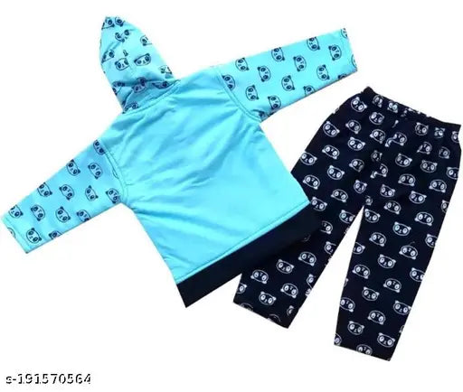 Premium cotton-wool blend Princess Funky Boys & Girls wear, printed top & bottom, long sleeves, Indian origin