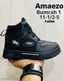 Black high-top sneakers