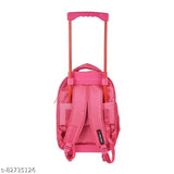 Pink polyester Indian Riders Wonder girl Barbee school trolly bag, durable and spacious with adjustable straps, perfect for kids' essentials