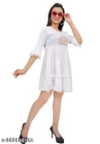 Cotton blend printed net dresses for girls aged 1-15 years, elegant and flawsome design