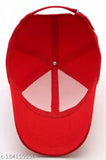 Solid cotton baseball caps combo for kids, adjustable and available in pairs, Made in India