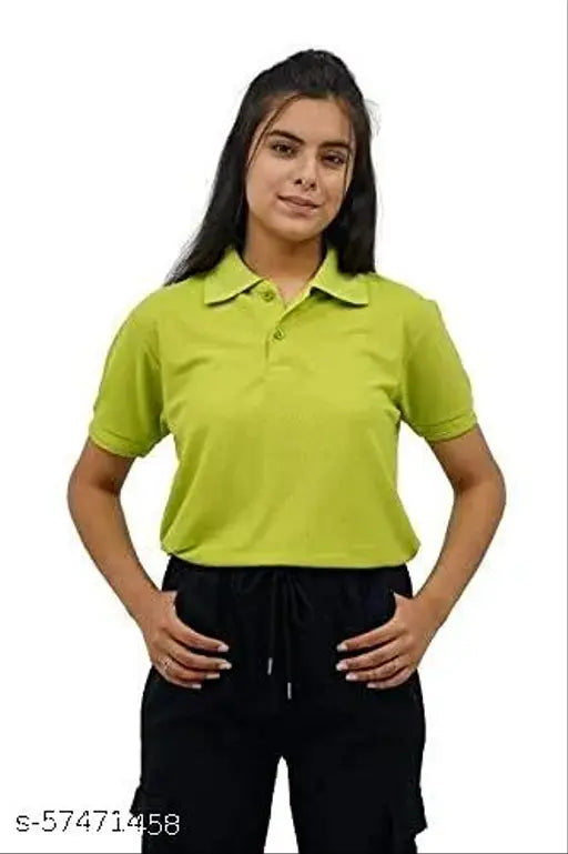 Matte Light Green unisex cotton blend t-shirt, comfortable regular fit for all seasons, made by TSCOM INDIA
