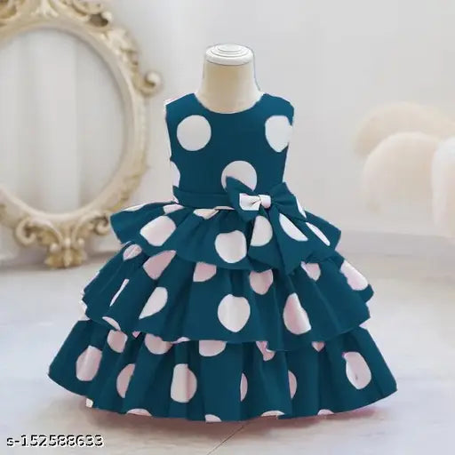 Teal printed floral dress, lightweight satin fabric, girls everyday outfit, ages 1-8 years