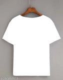 Sidhu Moose Wala Graphic Print Polyester T-Shirt In Crisp White For Trendy Boys & Girls | Trendy Boys & Girls Fashion | Cool And Casual Look | Modern Graphic Design | Trendsetting Casual Wear| Half Sleeves T-Shirt