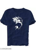 Mens round neck cotton half-sleeved T-shirt with printed graphics. Durable stitch, soft cotton, anti-fading treatment, comfortable for all seasons. Made in India