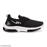 Black, white, casual sneakers, lightweight design, comfortable fit