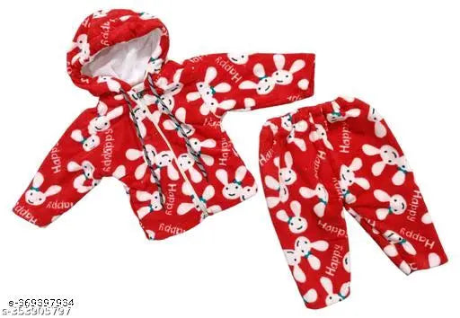3 pcs set Winter Warm Dress, Winter Wool Dress, Winter Suit, Winter Cloth, For Your Baby Boys & Girls