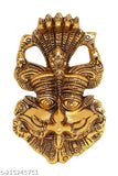 Metal Keerthi Mukudu Kirthimukha Nazar Battu - Evil/Devil protection decorative wall hanging, Indian artistry against negative forces