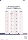 Cotton Lycra stretch trousers (26-52 waist size), pack of 2 with side pockets - Samar Collection, made in India