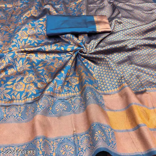 Pink Banarasi silk saree with Zari work, elegant and soft, ready to ship from the SHIV store