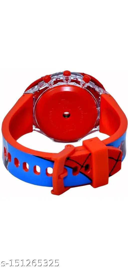 Spiderman face watch, music, digital time