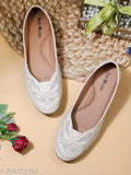 Synthetic leather slip-on ballerinas in indian sizes 3, 4, 7, 9