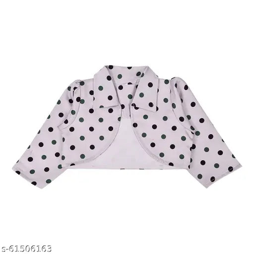 Silver Kraft girls long gown dress with jacket (LF215), printed net, three-quarter sleeves, available on Amazon. Spruce up your child's wardrobe in sizes 1-2 Years, 4-5 Years, 5-6 Years, 6-7 Years, 7-8 Years, 8-9 Years, with origin India
