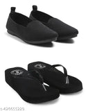 Indian-made mesh ladies ballerinas - lightweight, comfortable, embellished daily wear