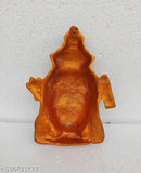 Metal Vishnu Krishna Narayana face hanging idol for pooja (7x5 inches), Indian god figurine for home decoration