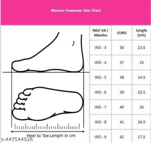 Shine belly in size chart: Women's feet wear size 9 shoes, Europe length 43cm, UK length 41cm