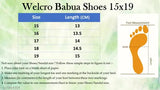 Foot Trends Babua welcro shoes in size 15 and length 19cm, designed for little kids