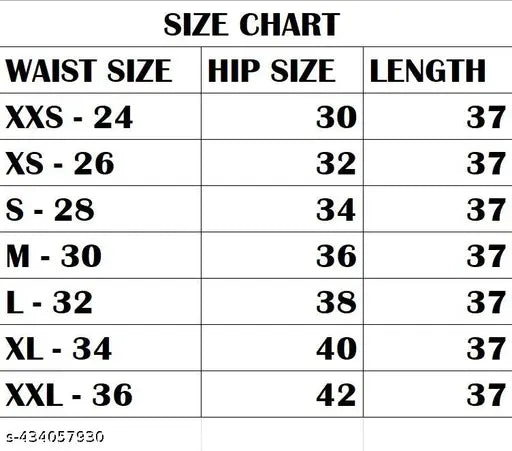 Black women's trousers, zip closure, 30'' length, XS-XXL size chart
