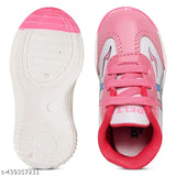 Pink mesh and white sole casual boy's shoes