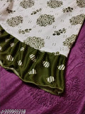 Trendy crepe kurti, printed combo, three-quarter sleeves. Women's Indian flared anarkali kurti