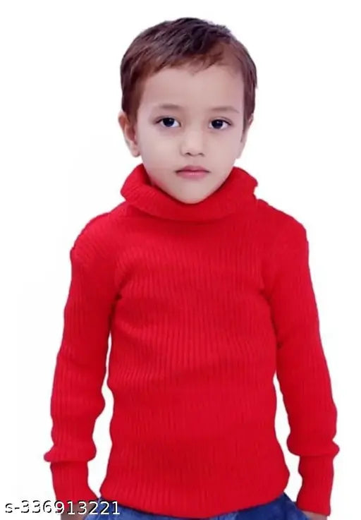 Wool solid sweater pack (1) for babies and toddlers, 0-3 months size, Indian origin