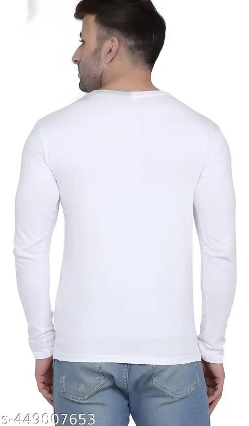 White polyester Ambedkar printed t-shirt, long sleeves, Unisex, S-XXL, BHIMRAO AMBEDKAR for kids & adults, made in India