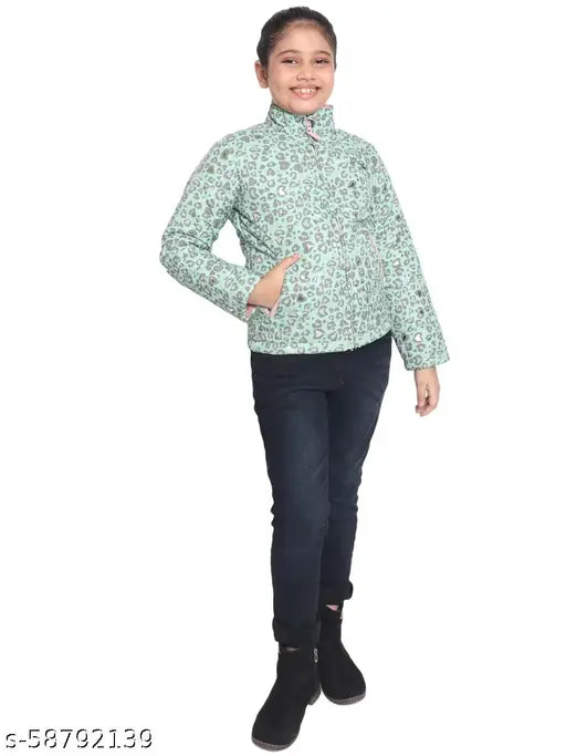 A tinkle trendy girls coat, black and white pattern