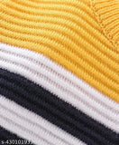 Soft & cozy striped wool pullover sweater for children (2-12 years), ideal for dailywear and parties