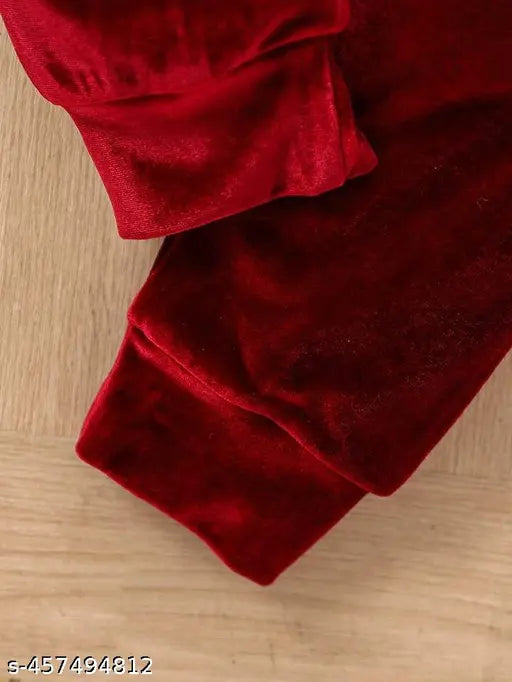 Agile trendy girls sweaters, viscose rayon solid-color, long sleeves for toddlers (3-6M - 4-5Y) from India