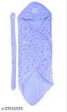 Soft, cotton hooded towel sleeping bag for newborns 0-15 months. Unisex, protective, and machine washable