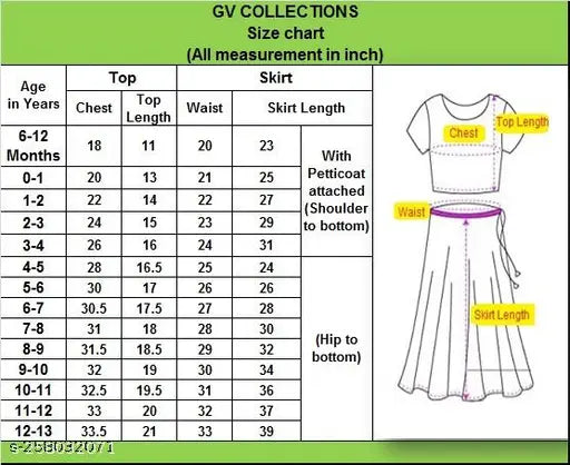 Floral-print acrylic lehenga, jacquard silk skirt & top with overlock stitch, Indian kidswear