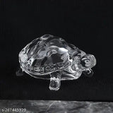 Original crystal turtle for career, luck & wealth, Vastu Feng Shui decor, 4.5cm x 4.5cm x 5cm, India origin
