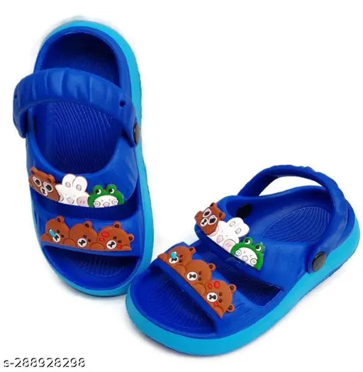 EVA Kids Clogs Sandals - Cartoon pattern, super soft, slip-on design with adjustable back strap