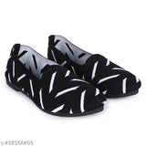Black and white patterned phonolite bellies, womens party wear, casual women's sandals with comfortable sole and adjustable strap