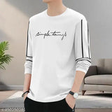 Men's regular fit printed round neck t-shirt, pure cotton full sleeves, soft touch feeling, ultra-comfortable