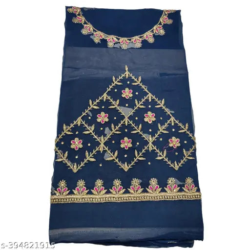 Embroidered Georgette lehenga set with choli and dupatta, high-quality Indian Rajputi Poshak for parties and festivities