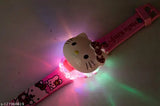 3D Action Figure Hello Kitty Face Based Toy Design Digital Glowing Watch with Disco Music and Blinking Lights for Kids | for Boys Girls- Good Birthday Return Gift