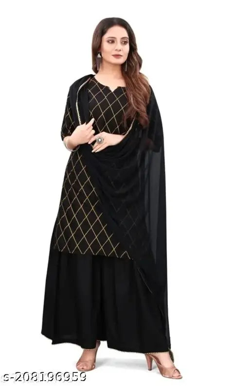 Rayon fashionable dupatta set