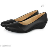 Synthetic leather women's flat bellies or ballerina loafers, trendy & comfortable footwear for casual wear, solid pattern available in various sizes from India