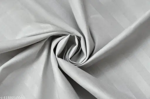 Premium glace cotton striped double bedsheet with pillow covers, stain-resistant, breathable, and hypoallergenic. Ideal for summer use in homes or hotels. Size: Approx. 90 inch x 100 inch bedsheet, 18 inch x 27 inch pillow covers (India origin)