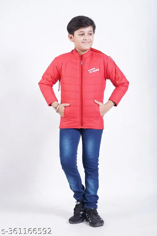 Fancy Full Sleeves Faux Leather Jacket Jacket For Kids Jacket Boy Jacket Winterwear Rain Jacket Etest Jacket Winterwear
