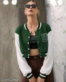 Colorblocked fleece jacket by AS SUITS SARTS, long sleeves, India origin